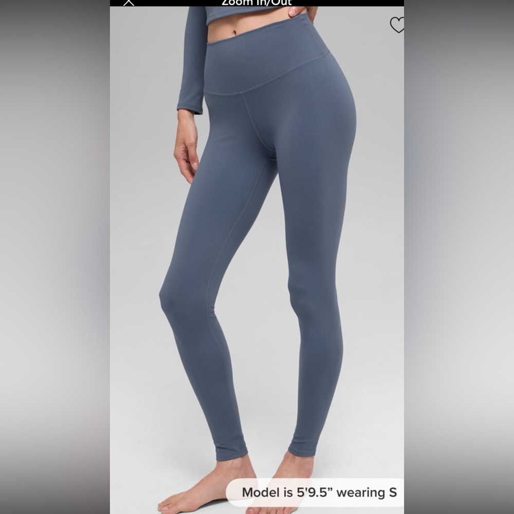 NWT ALO Softsculpt High-Waist Legging - Bluestone size XS